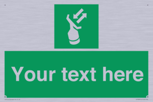 Custom sign safe condition Search and rescue transponder